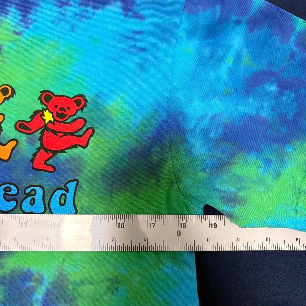Liquid Blue Grateful Dead Dancing Bears Tie Dye T-Shirt Size M Phychedelic - Picture 3 of 5